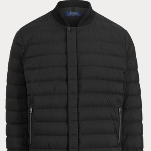 ralph lauren down jacket black